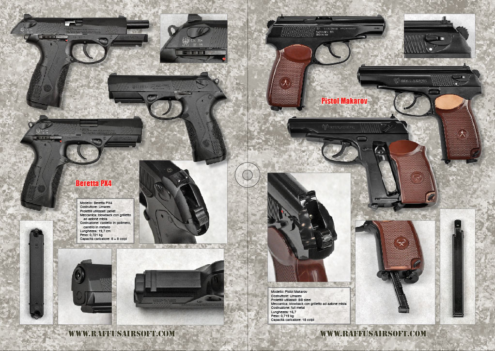 Pistola Giocattolo 8 Colpi in Metallo con Caricatore Riproduce